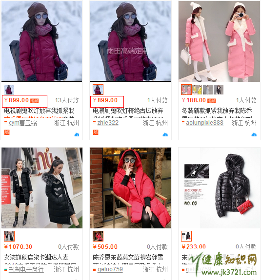 鬼吹灯之精绝古城陈乔恩同款羽绒服在哪买陈乔恩羽绒服价格插图2