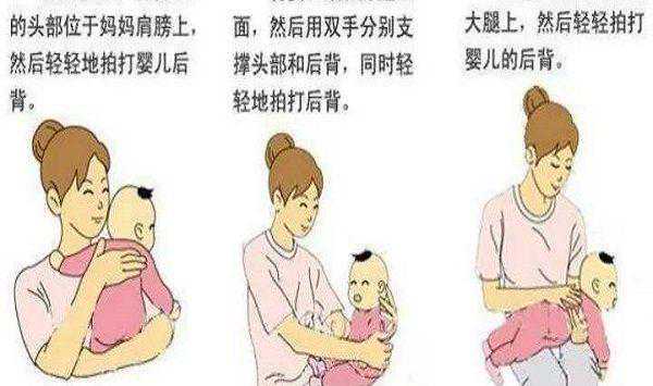 分享3个拍背方法，告诉你婴儿呛奶怎么拍，附详图！插图2