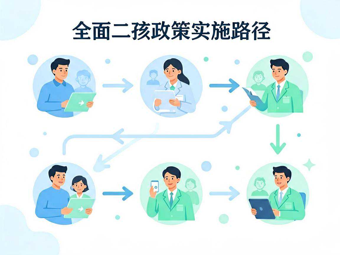 全面二孩政策实施路径示意