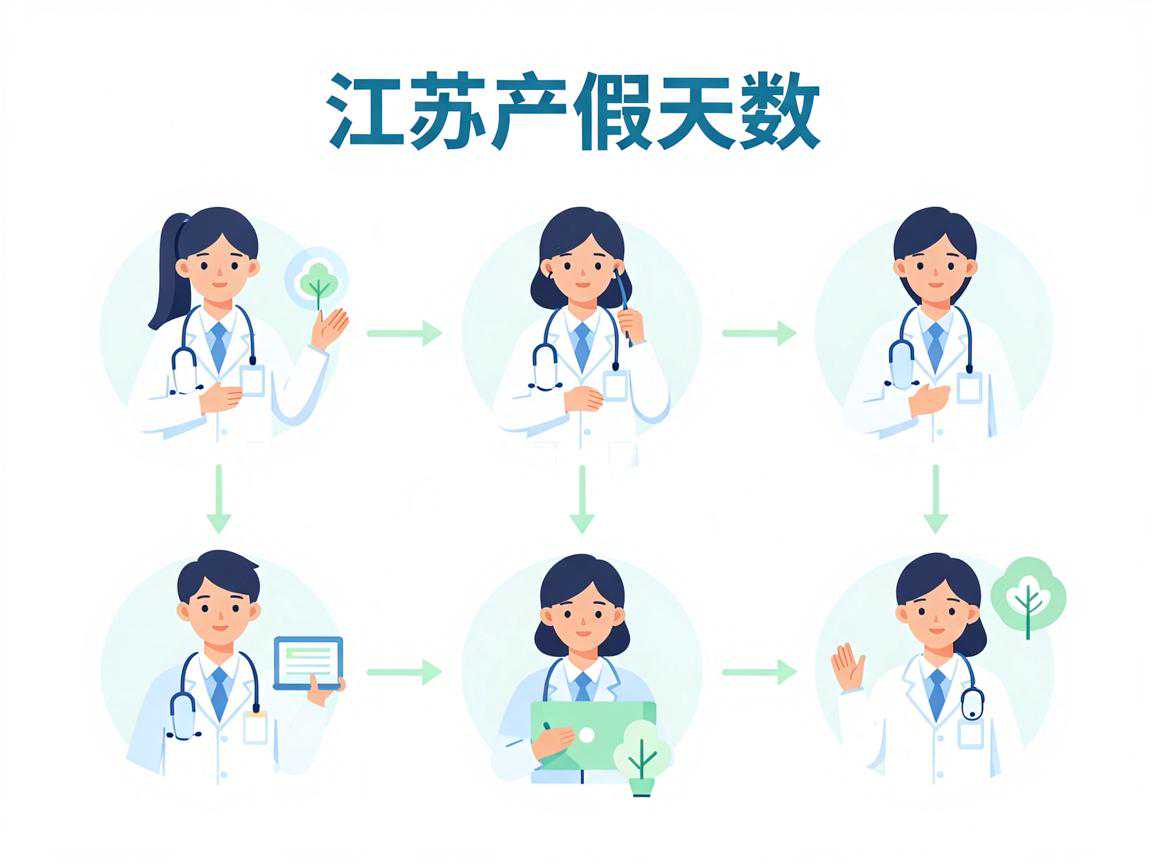 江苏产假天数构成与法律依据图解