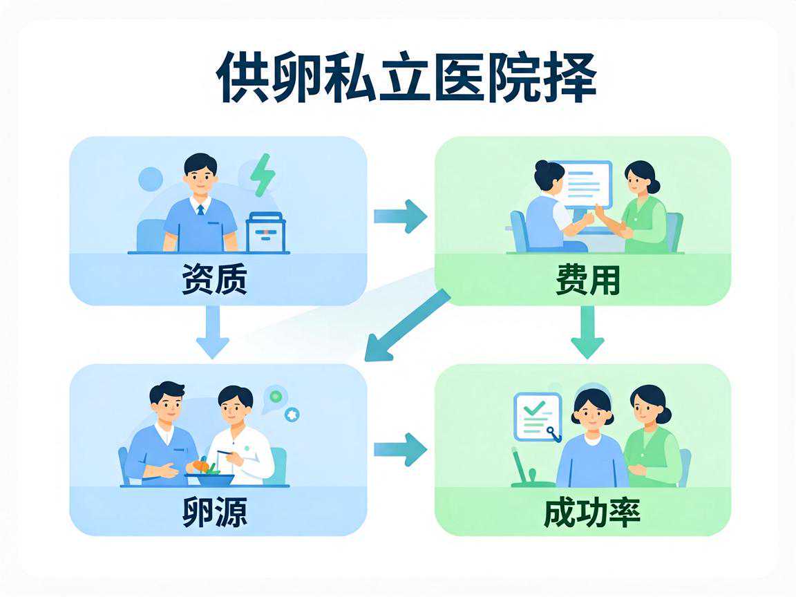 供卵私立医院选择四维决策框架：资质、费用、卵源、成功率