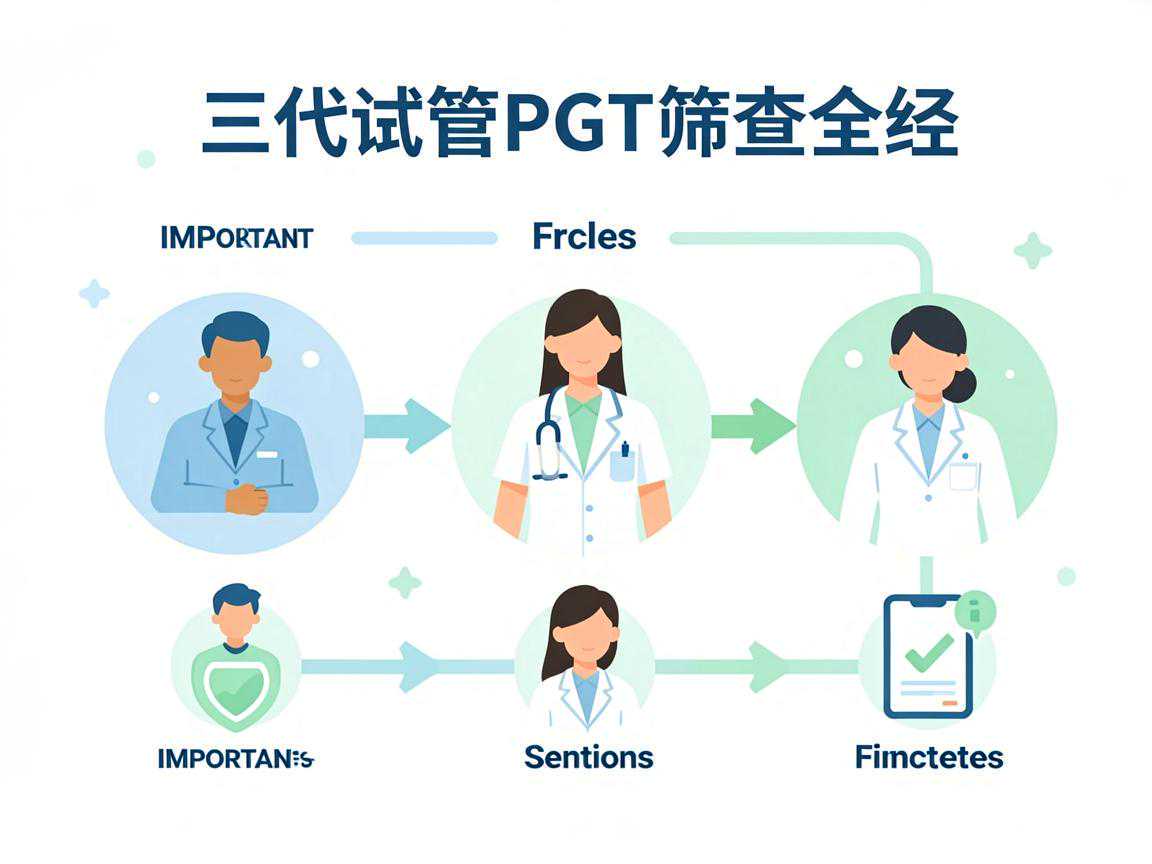 三代试管PGT筛查全流程时间线