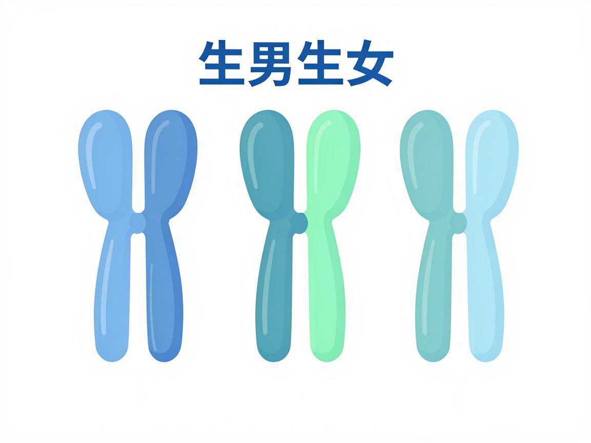 生男生女的X/Y染色体决定原理信息图