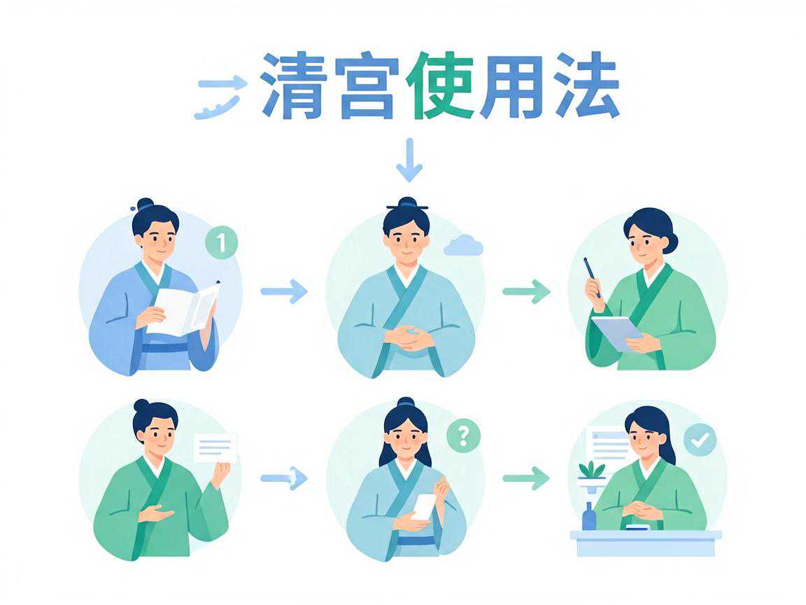清宫图三步使用法流程指引